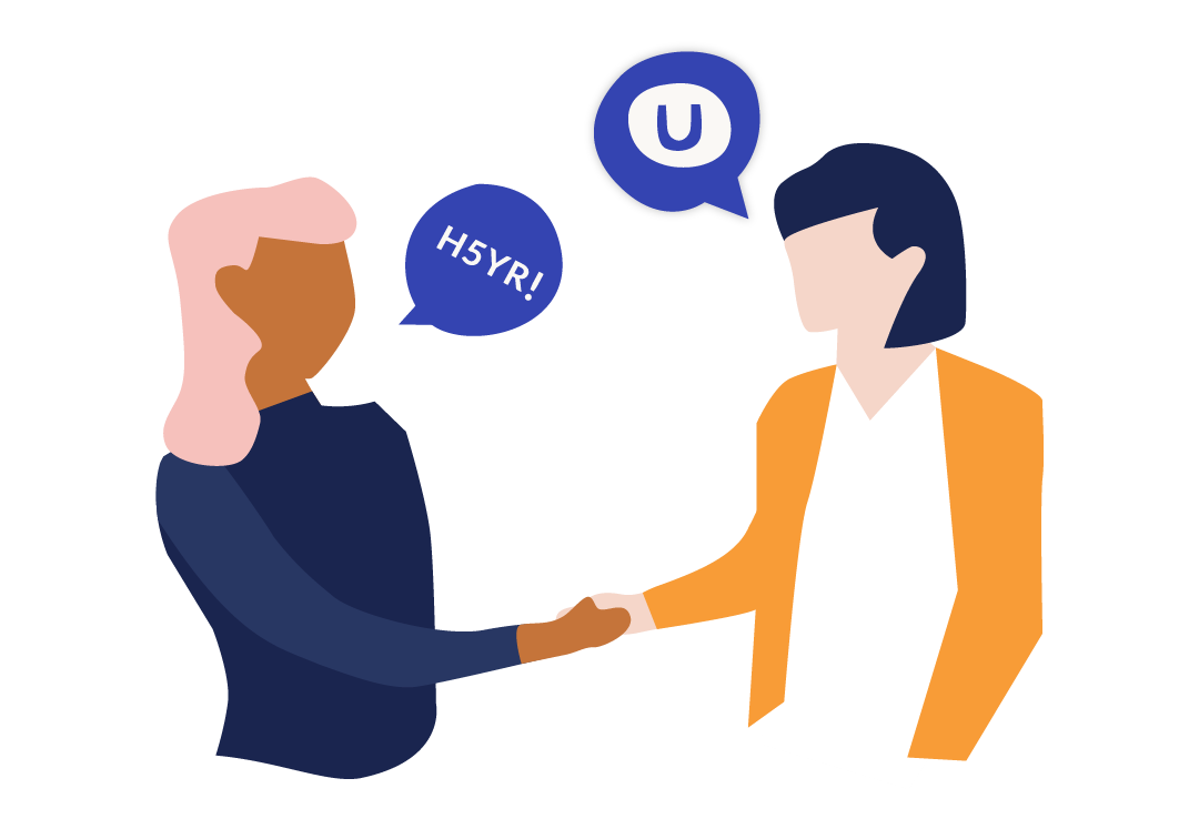 illustration of people talking