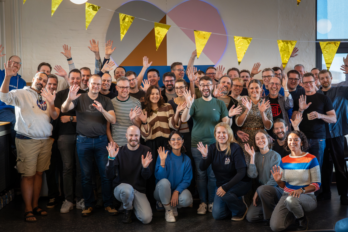 Group picture from the Community Teams day